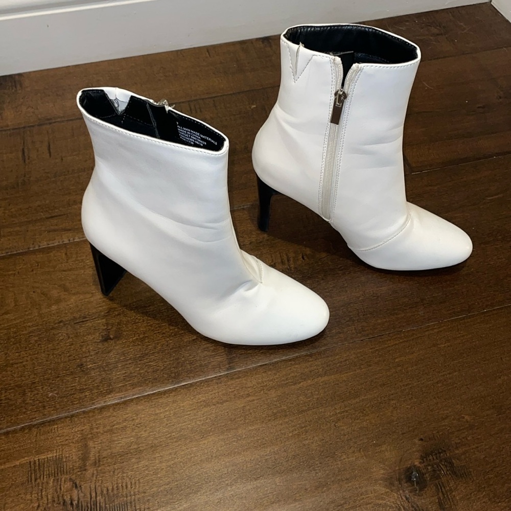 A new day white boots